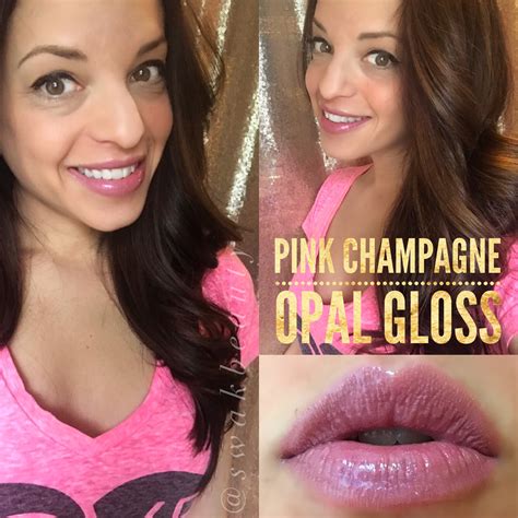 Pink Champagne Lipsense And Opal Gloss Swak Beauty