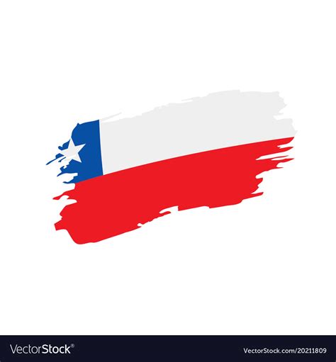 Chile Flag Royalty Free Vector Image Vectorstock