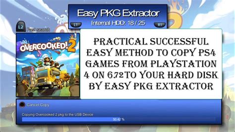 Practical Easy Method To Extract And Copy Ps4 Games From Ps4 672 To