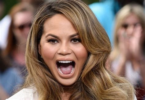 chrissy teigen before and after plastic surgery cheeks nose lips teeth