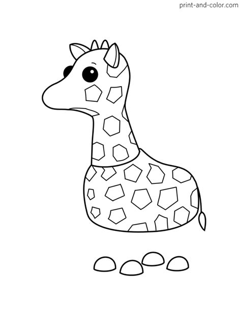 Adopt Me coloring pages | Print and Color.com | Графические постеры