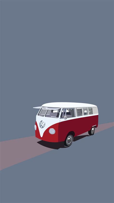 Toy Bus Illust Art Iphone 8 Wallpapers Free Download