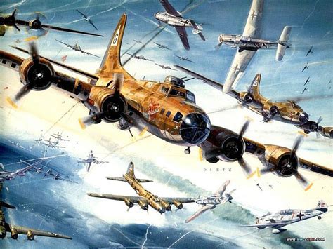 Air Combat Painting By Robert Taylor Aviation Art Aircraft Painting