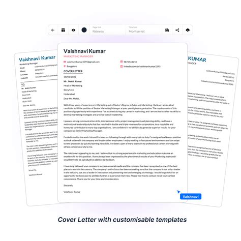 Cover Letter Maker Online Get Noticed By Employers Workruit