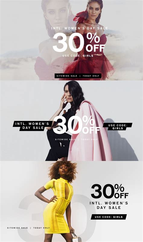 Fashion Sales Web Banners Fashion Poster Design Fashion Website