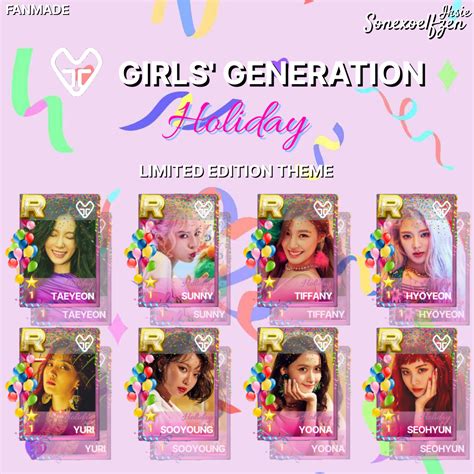 FANMADE Girls Generation Holiday Limited Edition Theme R