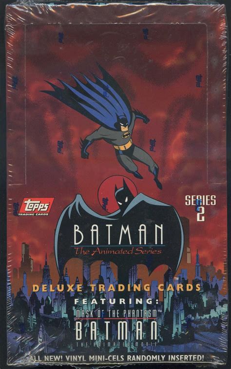 Batman The Animated Series 2 Deluxe Trading Cards Hobby Box Topps 1993