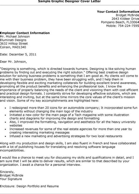 For example, here's a snippet from a senior graphic designer resume. Sample-Graphic-Designer-Cover-Letter.jpg (607×850 ...