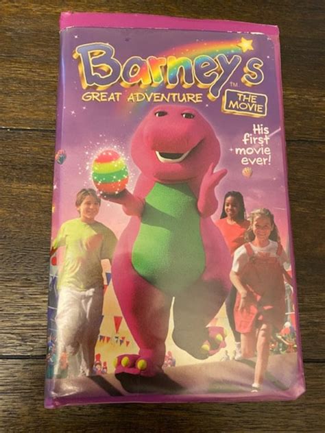 1998 Barneys Great Adventures Vhs His First Movie Childrens Etsy