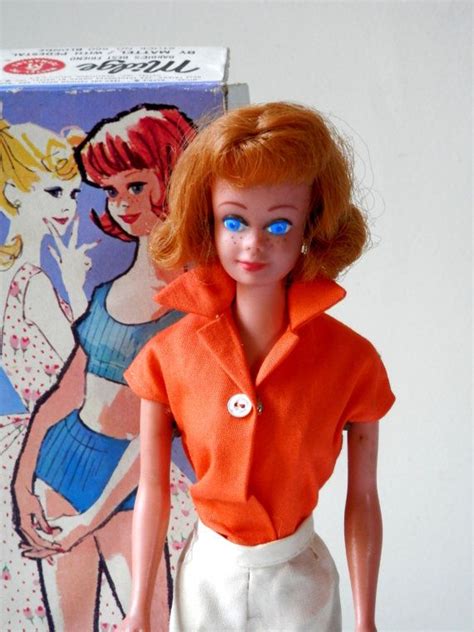 1962 Midge Titan Hair And Freckles Barbie Doll With Original Etsy Barbie Dolls Barbie