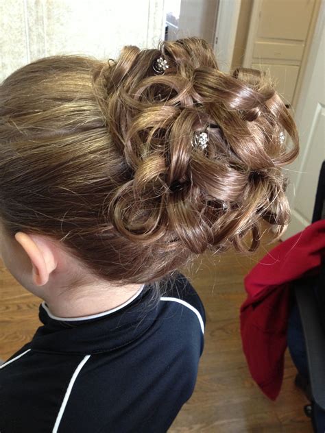 Little Kid Updo Hair By Me Pinterest Updo Dance Hairstyles And