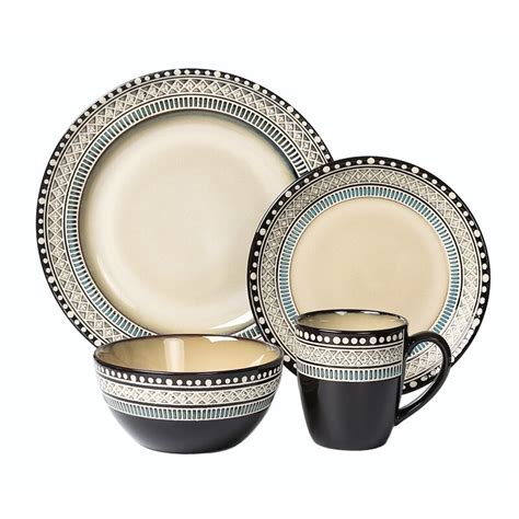 Find new and preloved home trends items at up to 70% off retail prices. Lorren Home Trends 16 Piece Glazed Dinnerware Set, Service ...