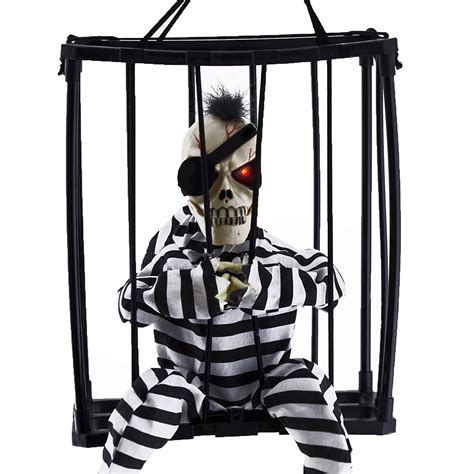 Buy Dee Banna Halloween Decoration With Motion Sensorhanging Cage