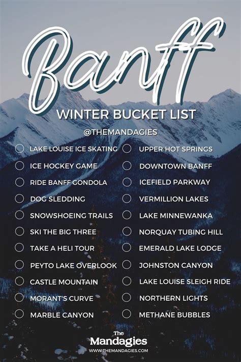 20 Jaw Dropping Things To Do In Banff In Winter The Mandagies
