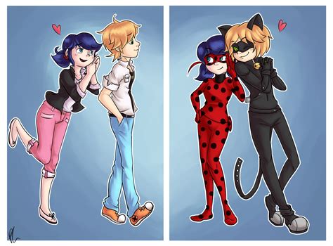 Four Ships In One Miraculous Ladybug By Dizziefox On Deviantart