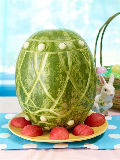 Watermelon Board Easter Egg Watermelon Carving Easter