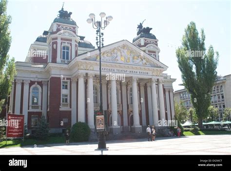 Sofia National Theater Ivan Vazov Bulgaria Tour Stock Photo Alamy
