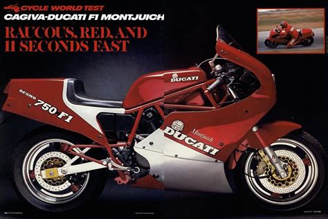 Cagiva Ducati F1 Montjuich Cycle World August 1986