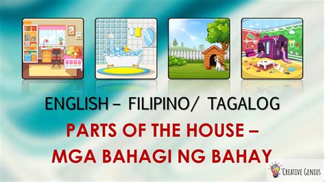Parts Of The House Mga Bahagi Ng Bahay English Filipinotagalog