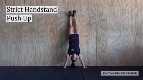 Strict Handstand Push Up Youtube