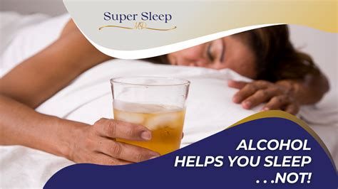 Alcohol doesn’t help you sleep, it wrecks your sleep!