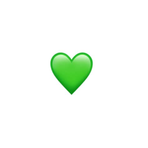 Green Heart Greenheart Emoji Sticker By Mangooyooshi