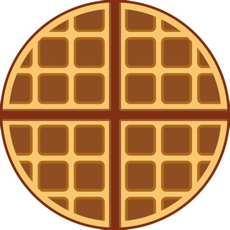 Circle Waffle Transparent Png All