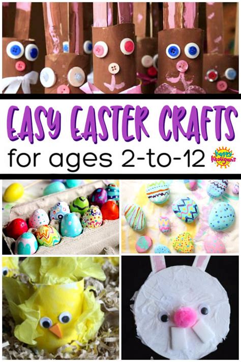 Easy Easter Crafts For Kids Of All Ages Happy Hooligans