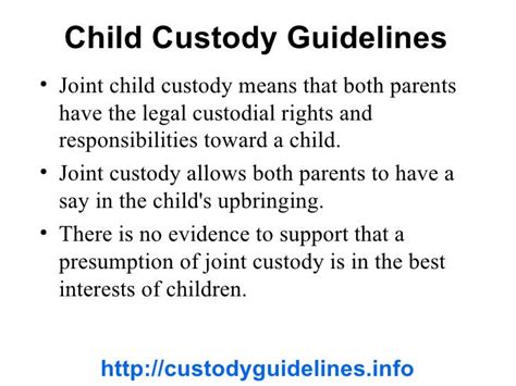 Child Custody Guidelines And How To Win Custody