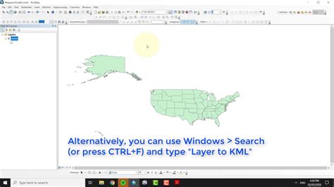 Gis Tutorial How To Convert Shapefiles To Kml Using Arcgis Youtube