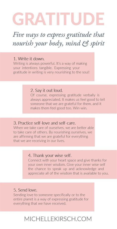 5 Ways To Express Gratitude That Nourish Your Body Min And Spirit