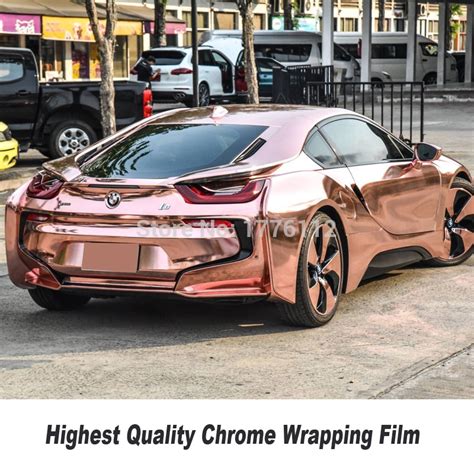 Get it as soon as wed, mar 24. New Rose Gold chrome Vinyl Wrap For Car Wrap Styling with ...