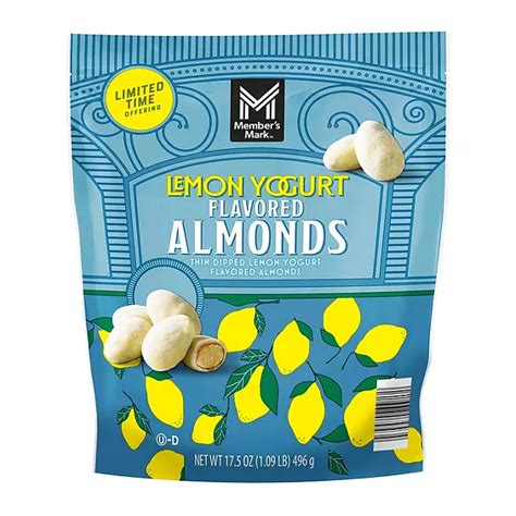 Members Mark Lemon Yogurt Almonds 175 Oz Sams Club