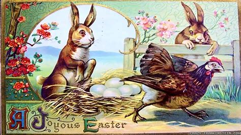 35 Vintage Easter Desktop Wallpaper