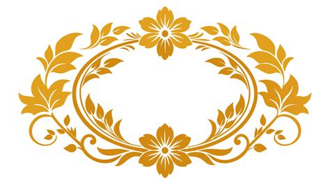 Premium Vector Golden Floral Frame Elevate Your Design With Stunning