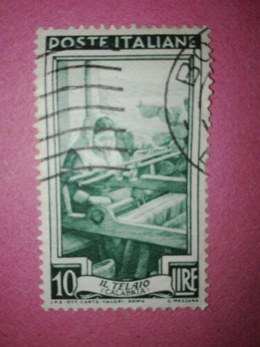 Stamp 10 Lire Poste Italiane Chassis Calabria Ebay