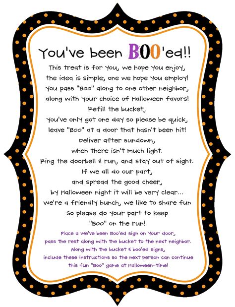 This is boo basket by sofie bundy on vimeo, the home for high quality videos and the people who love them. You've been Boo'ed poem I made to go with the BOO gift ...