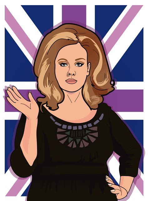 Ilustración Adele Iconos Del Pop Adele Website Layout Icons