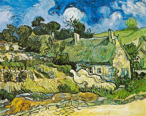 Vincent Van Gogh Chaumes De Cordeville At Auvers Sur Oise 1890 At