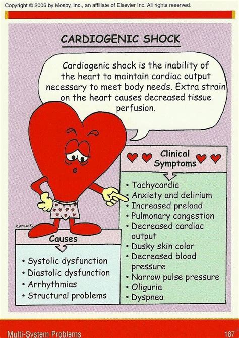 Cardiogenic Shock Med Surg Nursing Nurse Nursing School Notes