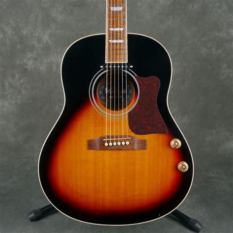 Vintage Ve660tsb Electro Acoustic Guitar Sunburst 2nd Hand Rich