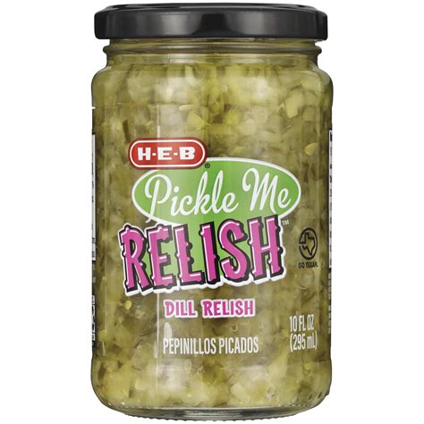 H E B Pickle Me Relish Dill Relish Shop Relish And Chutney At H E B