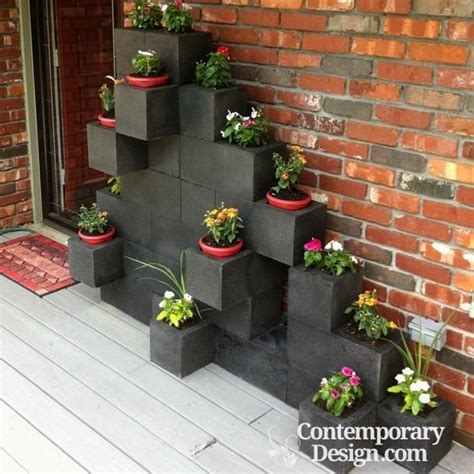 This cinder block potting bench is a great idea, and. Cinder block garden ideas - Contemporary-design