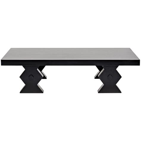 Zig zag table altura $ 0.00. Black Zig Zag Coffee Table - Mecox Gardens