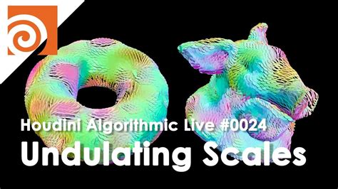 Houdini Algorithmic Live 024 Undulating Scales Youtube