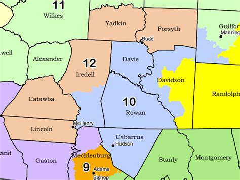 New District Maps For Iredell County