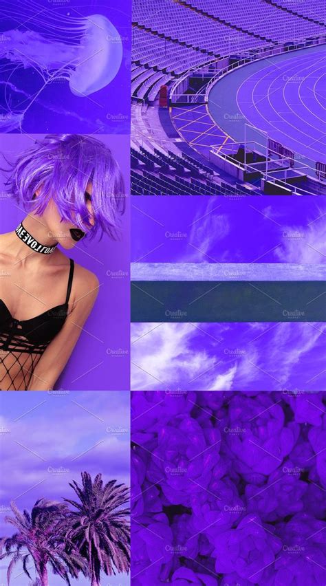 Fashion Aesthetic Moodboard Purple Colors And Emotions Aesthetic