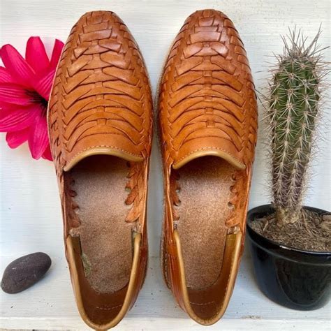 Mexican Huarache For Men Mens Artisanal Shoe Sandal Mexican Etsy