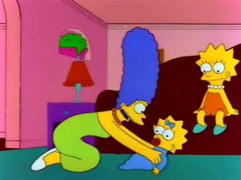 Yarn Makes Raspberries On Her Belly The Simpsons 1989