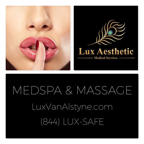lux aesthetic medical services massage services